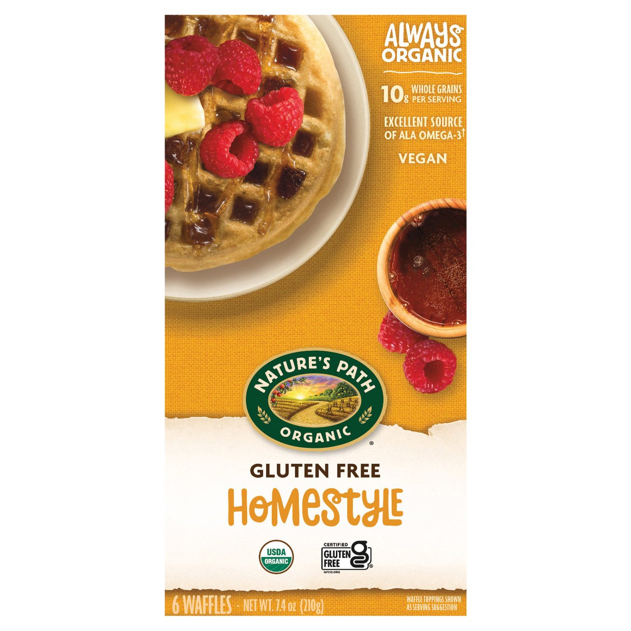 Nature's Path Organic Home Style Gluten Free Waffles Shop Meals & Sides at HEB