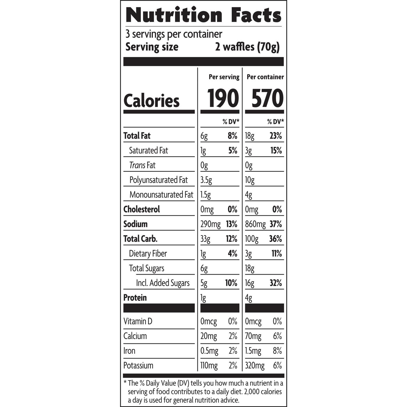 Nature's Path Organic Gluten Free Frozen Waffles Buckwheat Wildberry Shop Entrees & sides at