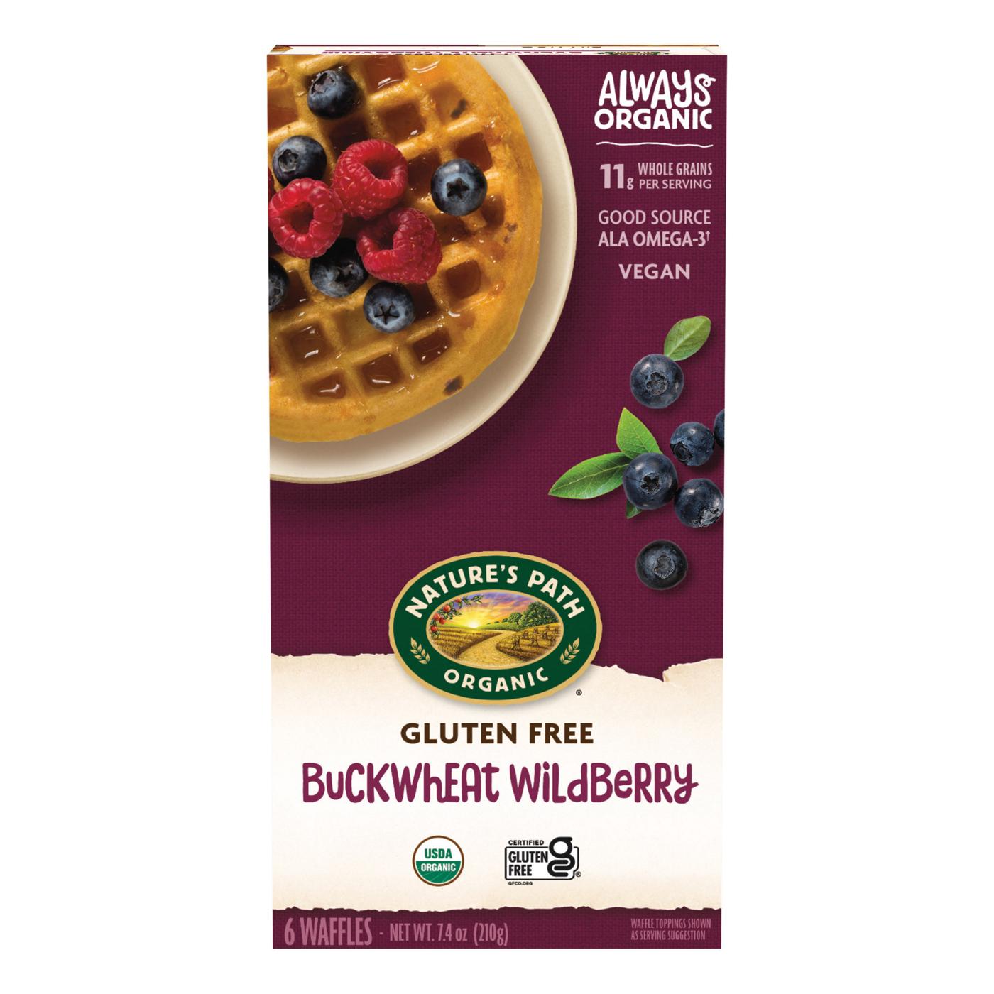 Nature's Path Organic Gluten Free Frozen Waffles - Buckwheat Wildberry; image 3 of 6