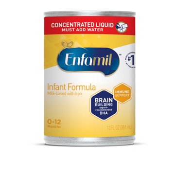 Enfamil Milk-Based Concentrated Liquid Infant Formula with Iron, 13 oz