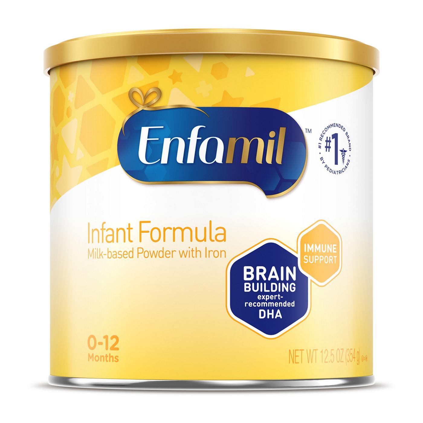 Enfamil Milk-Based Powder Infant Formula with Iron; image 1 of 7
