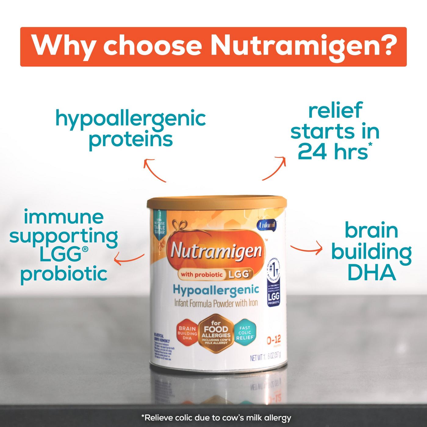 Nutramigen Hypoallergenic Powder Infant Formula with Iron; image 8 of 9