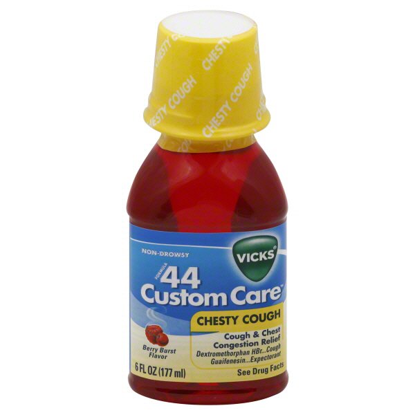Vicks Formula 44 Custom Care Vicks 44 Custom Care Chesty Cough Liquid