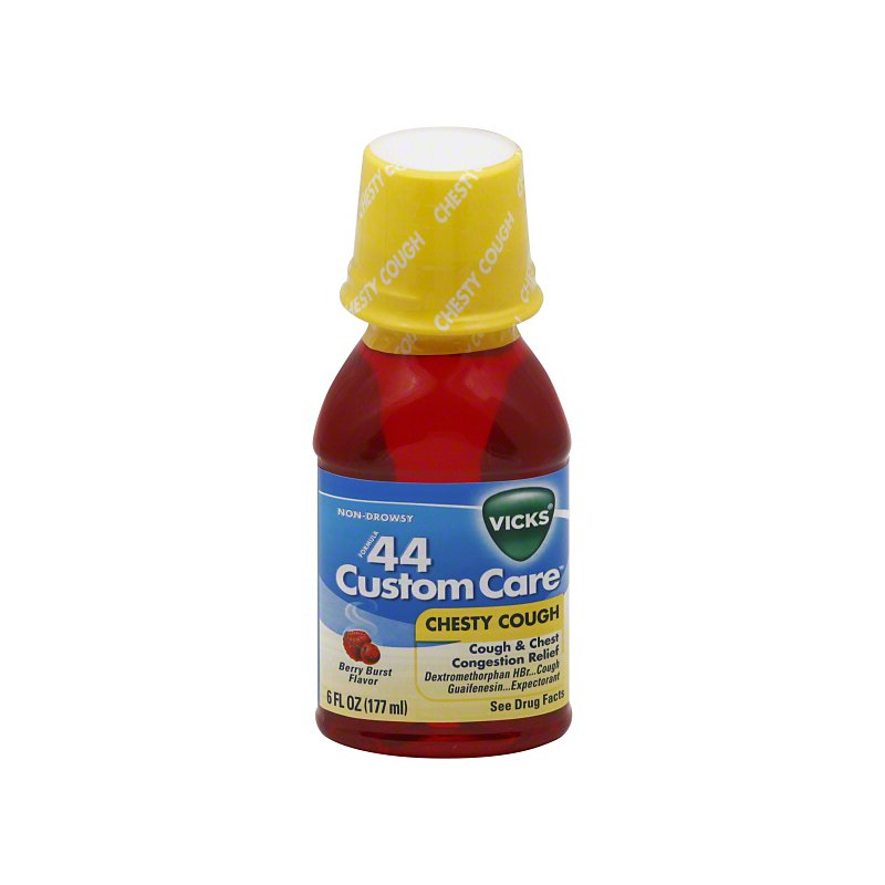 Vicks Formula 44 Custom Care Vicks 44 Custom Care Chesty Cough Liquid