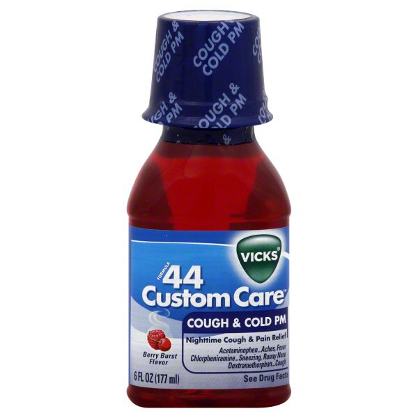 Vicks Formula 44 Custom Care Vicks 44 Custom Care Cough & Cold Liquid