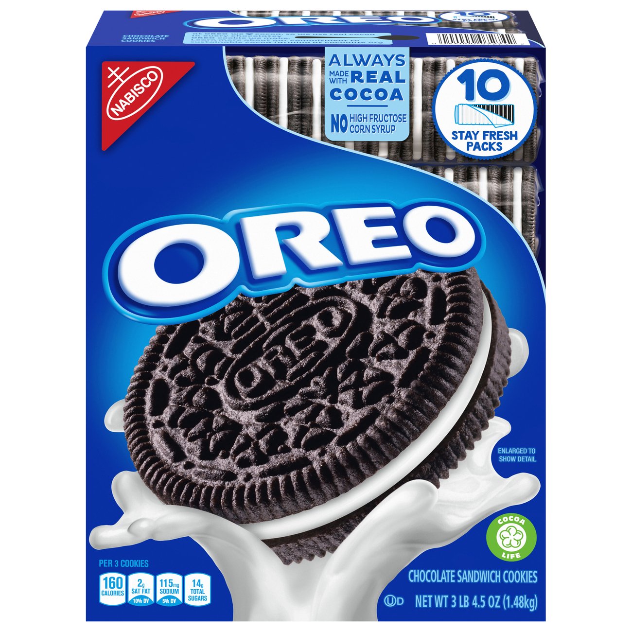Nabisco Oreo Chocolate Sandwich Cookies Stay Fresh Stacks Shop