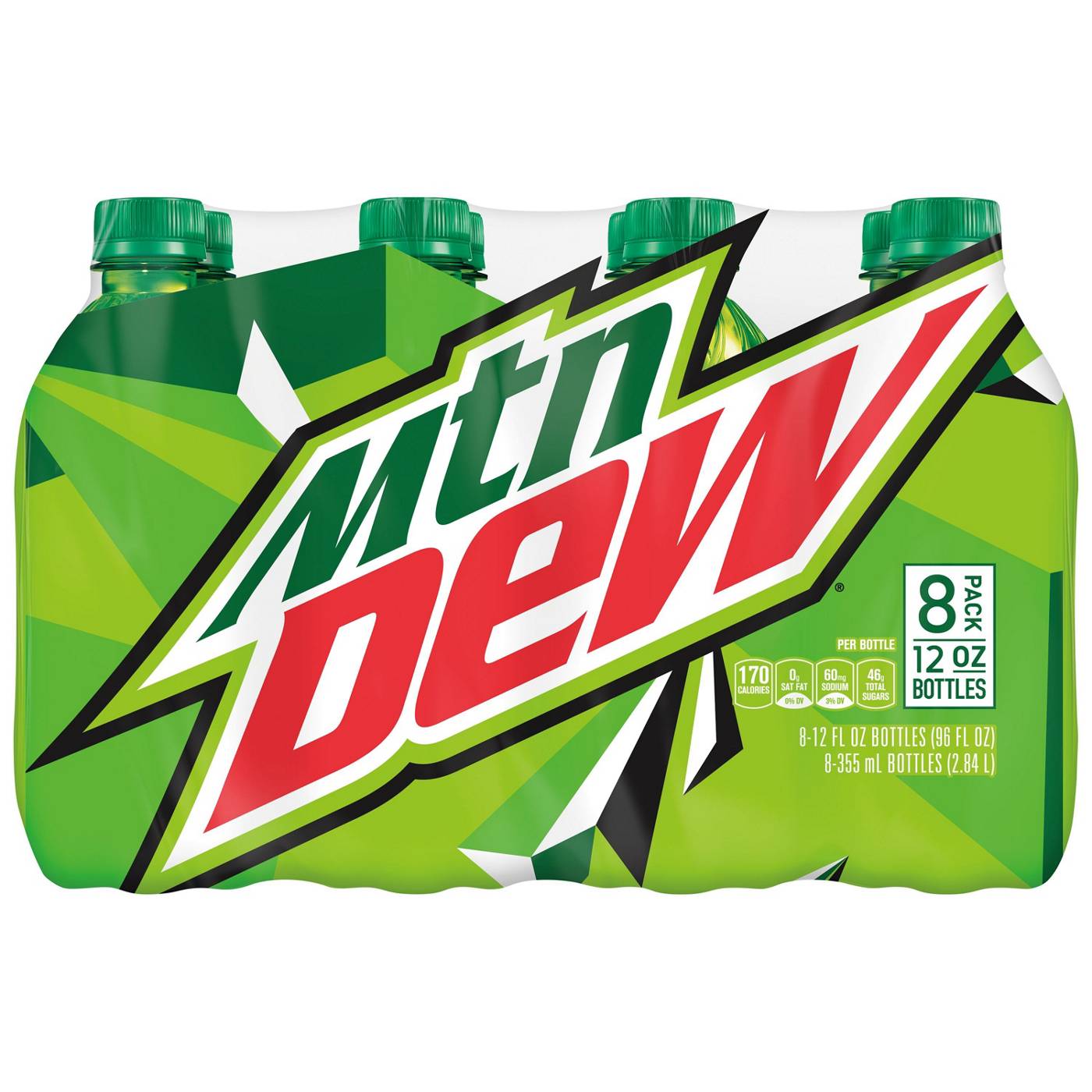 Mountain Dew Soda 12 oz Bottles; image 1 of 6