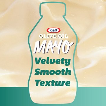 Kraft Mayo Reduced Fat Mayonnaise With Olive Oil, 12 fl oz