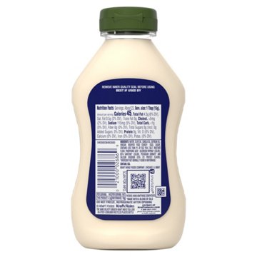 Kraft Mayo Reduced Fat Mayonnaise With Olive Oil, 12 fl oz