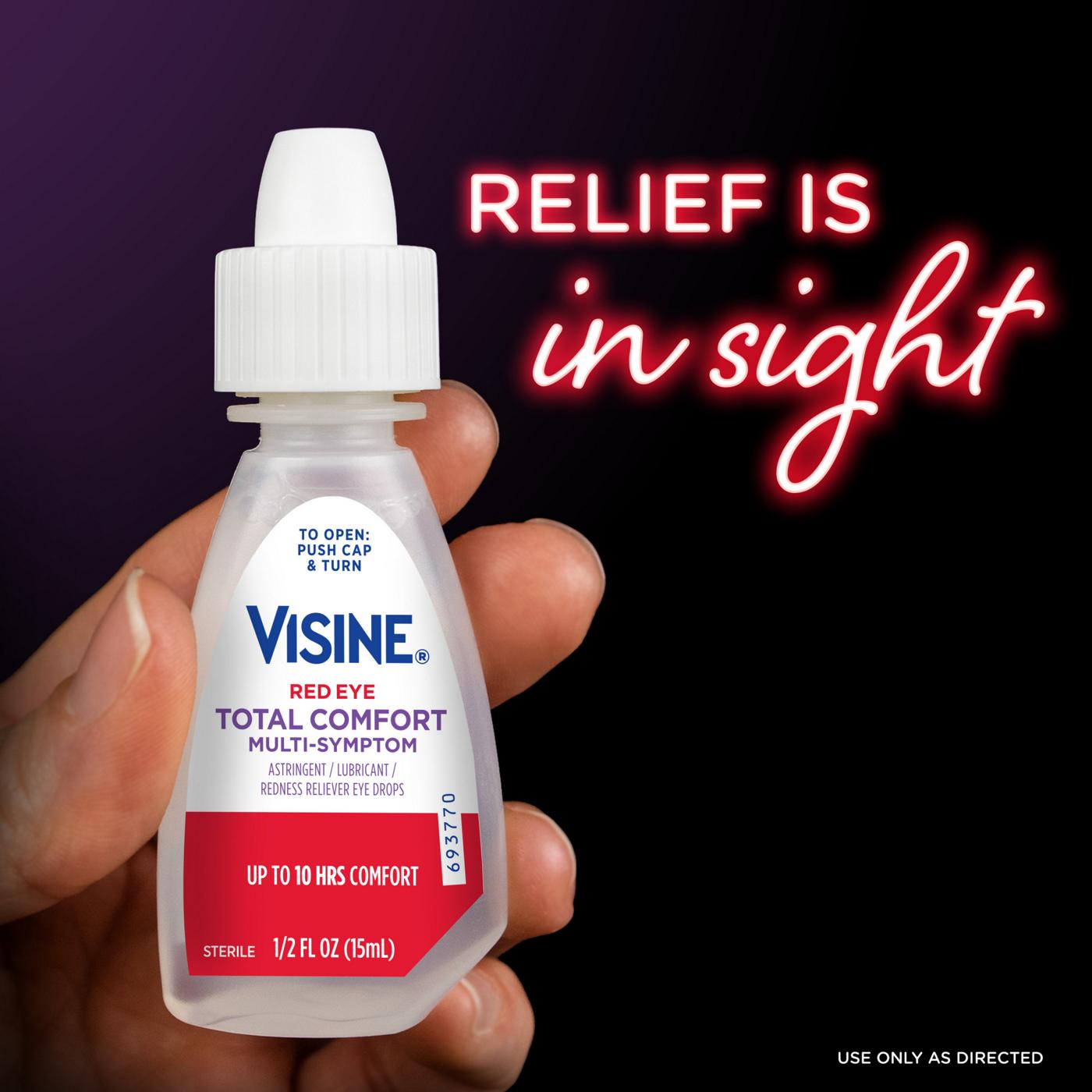 Visine Red Eye Total Comfort MultiSymptom Eye Drops Shop Eye drops