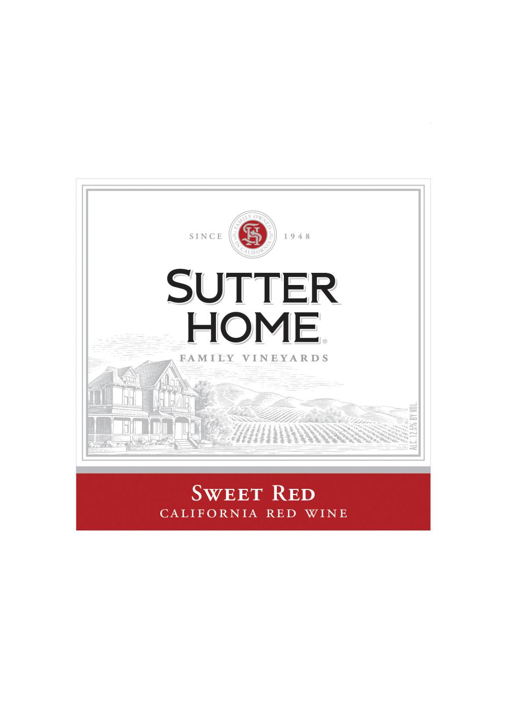 Sutter Home Family Vineyards Sweet Red Wine; image 2 of 5