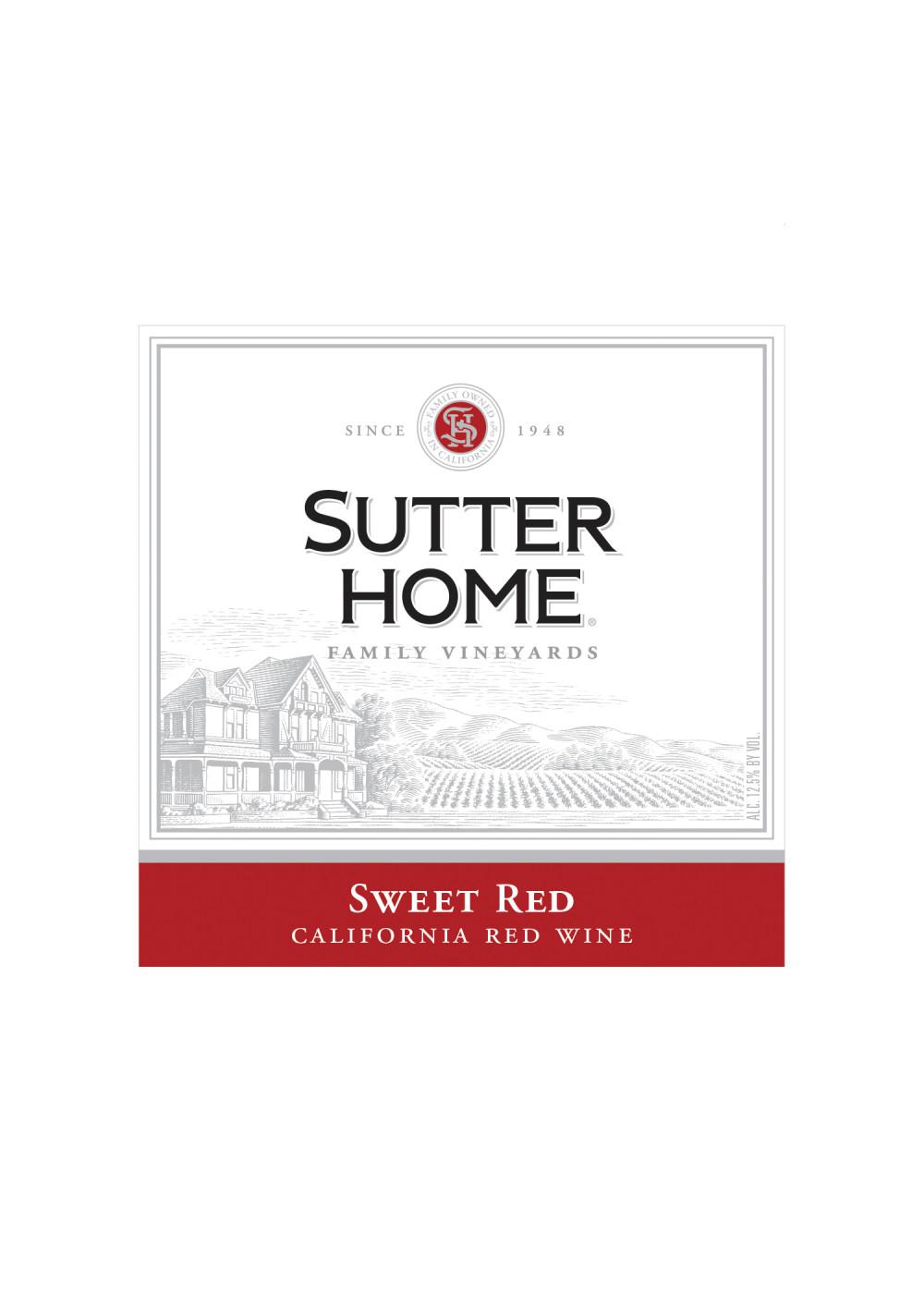 Sutter Home Family Vineyards Sweet Red Wine; image 4 of 5