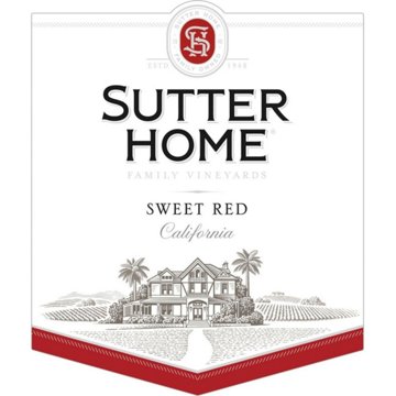 Sutter Home Family Vineyards Sweet Red Wine, 750 mL