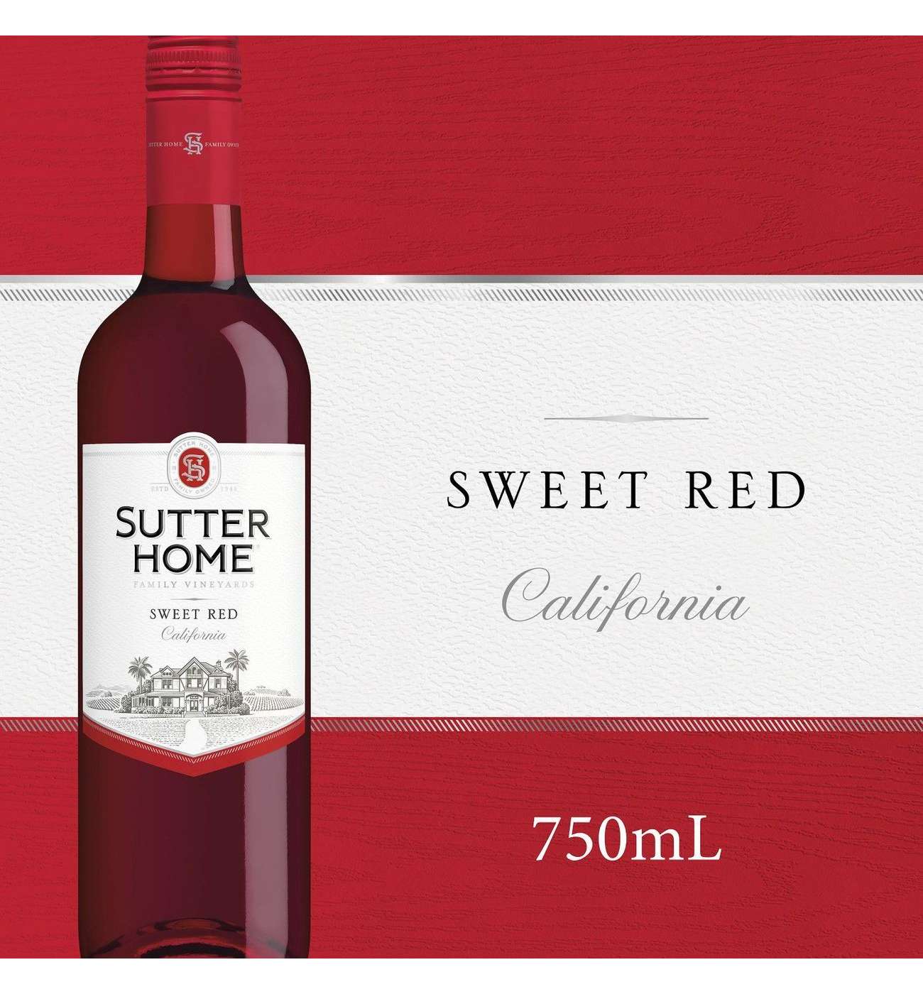 Sutter Home Family Vineyards Sweet Red Wine; image 8 of 11