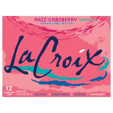 LaCroix Razz-Cranberry Sparkling Water 12 pk Cans