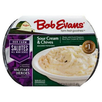 Bob Evans Sour Cream & Chives Mashed Potatoes
