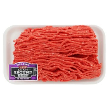 H-E-B 100% Pure Lean Ground Beef, 93% Lean, Avg. 1.1 lbs