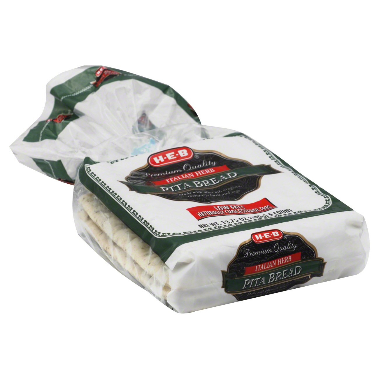 HEB Italian Herb Pita Bread Shop Pitas & flatbread at HEB