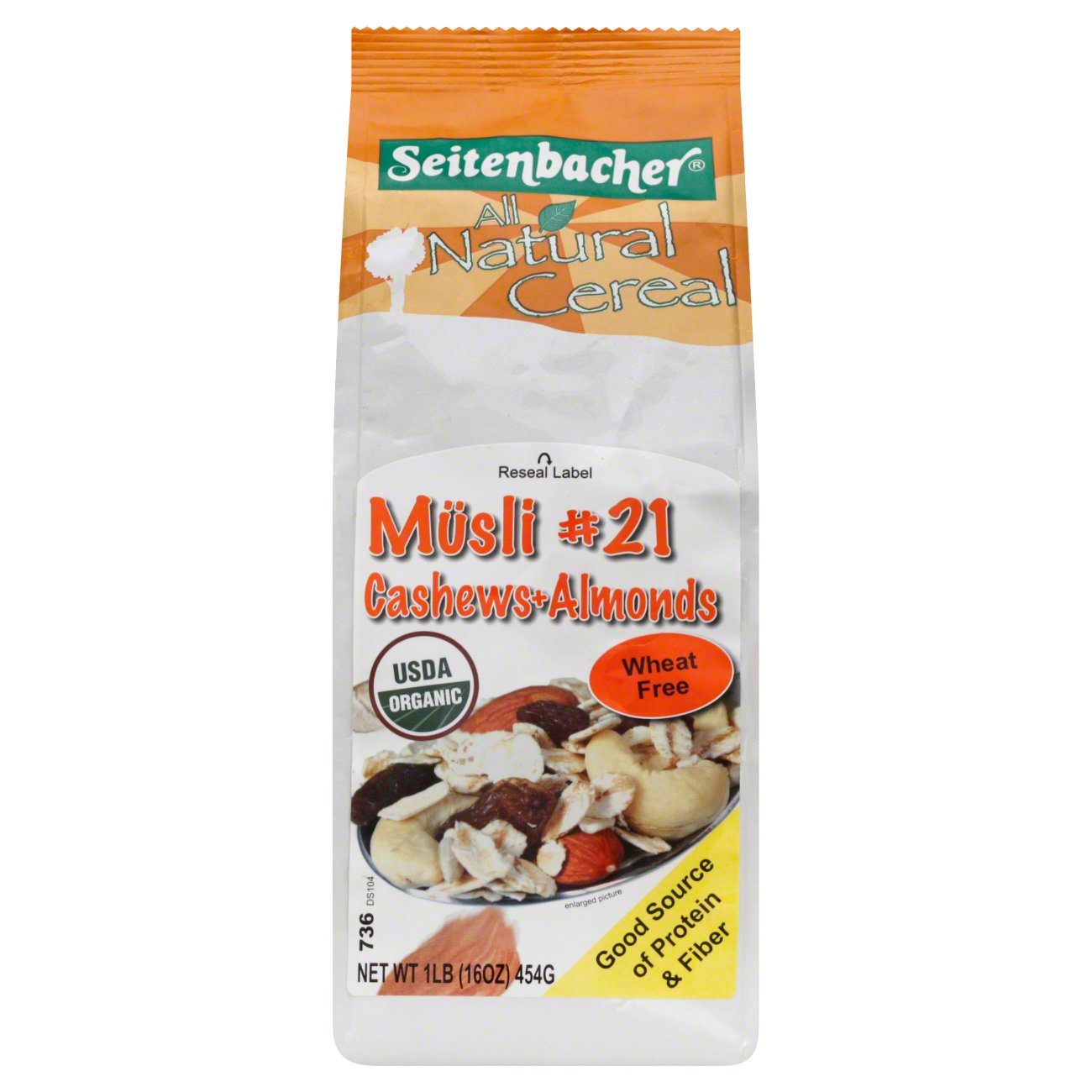 Seitenbacher No. 21 Musli Cashews And Almonds - Shop Cereal at