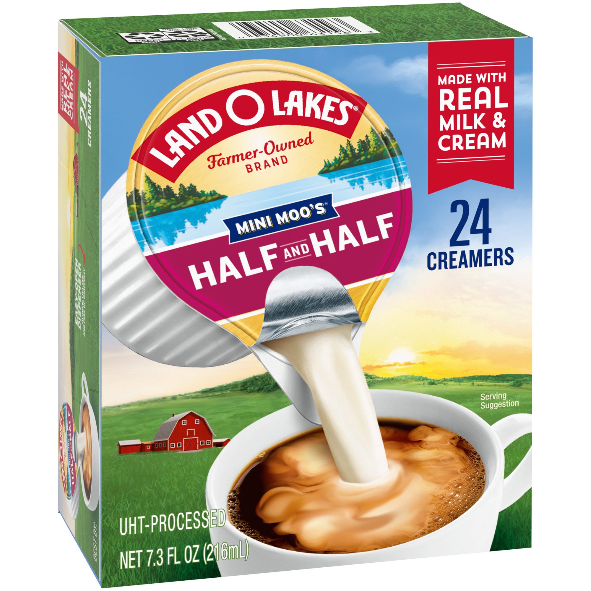 Land O Lakes Mini Moo S Half Half Liquid Coffee Creamer Singles Shop Coffee Creamer At H E B