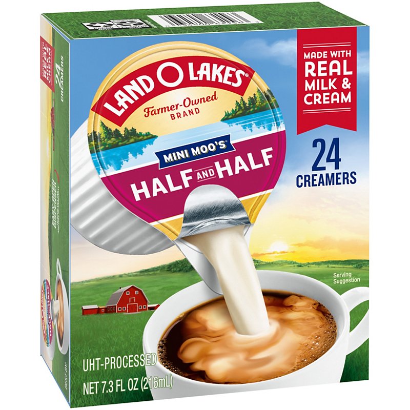 Land O Lakes Mini Moo S Half Half Liquid Coffee Creamer Singles Shop Coffee Creamer At H E B