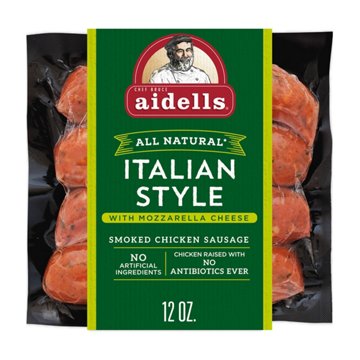 Aidells Italian Style Smoked Chicken Sausage with Mozzarella Cheese, 4 ct