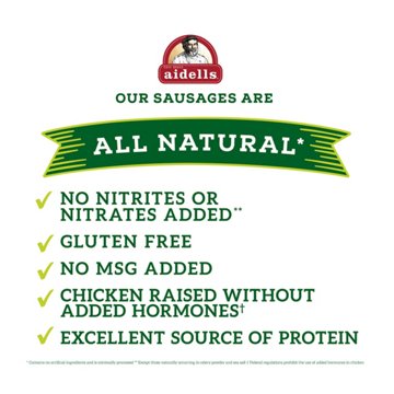 Aidells Italian Style Smoked Chicken Sausage with Mozzarella Cheese, 4 ct
