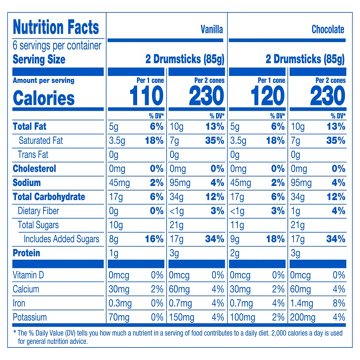 Nestle Drumstick Lil' Drums Chocolate Swirls Sundae Cones, 12 ct