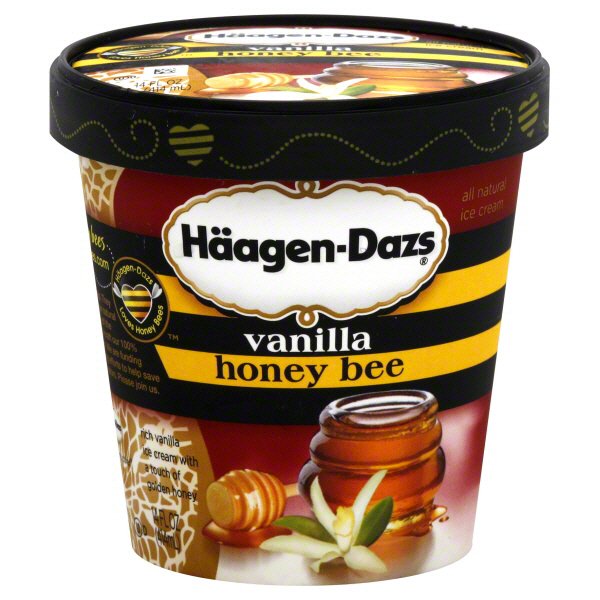 HaagenDazs Vanilla Honey Bee Ice Cream Shop Ice Cream at HEB