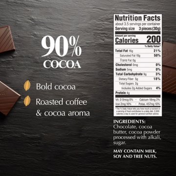 Lindt Excellence 90% Cocoa Dark Chocolate Bar