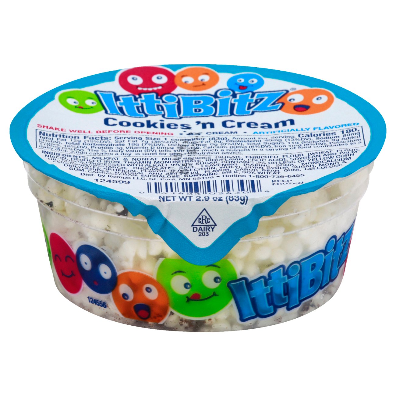 IttiBitz Cookies N Cream Ice Cream, 2.9 oz | Low Prices & Quality