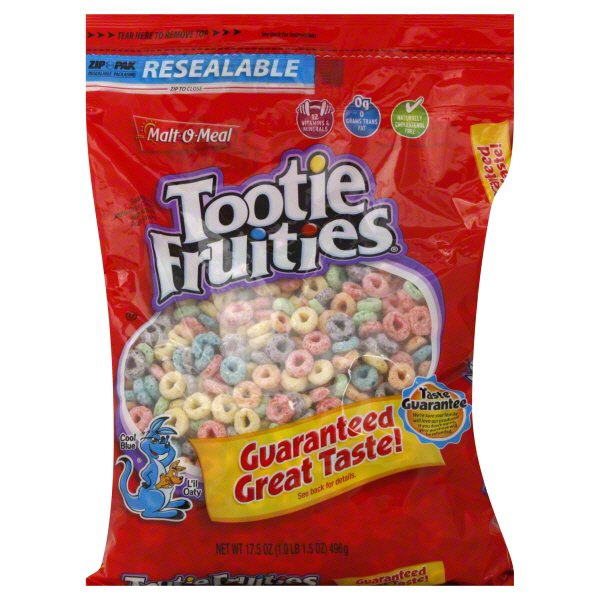 Tootie Fruities Cereal: Fruity & Crunchy Loop-Shaped Cereal