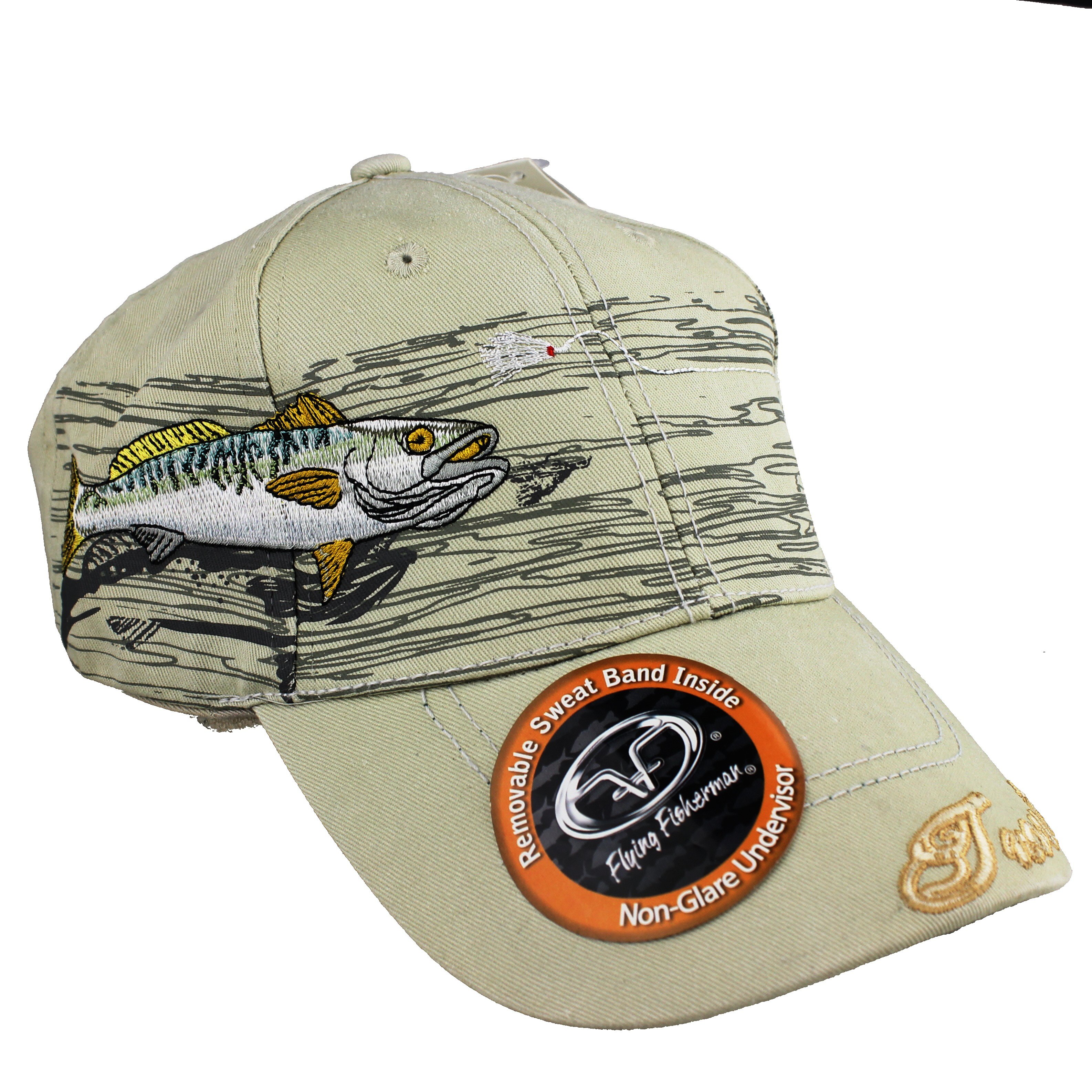 Flying Fisherman Stone Speckled Trout Cap Shop Hats at HEB