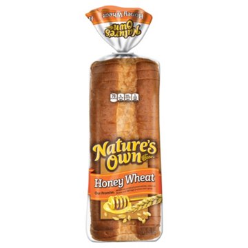Nature's Own Honey Wheat Enriched Sliced Bread, 20 oz