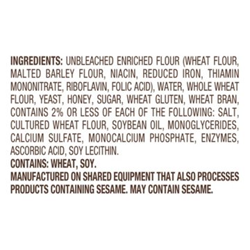 Nature's Own Honey Wheat Enriched Sliced Bread, 20 oz