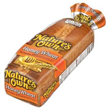 Nature's Own Honey Wheat Enriched Sliced Bread, 20 oz