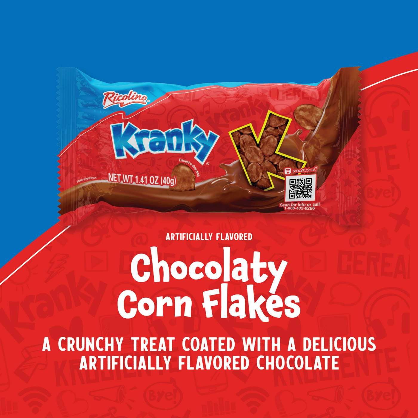 Ricolino Kranky Chocolate Covered Corn Flakes; image 6 of 6