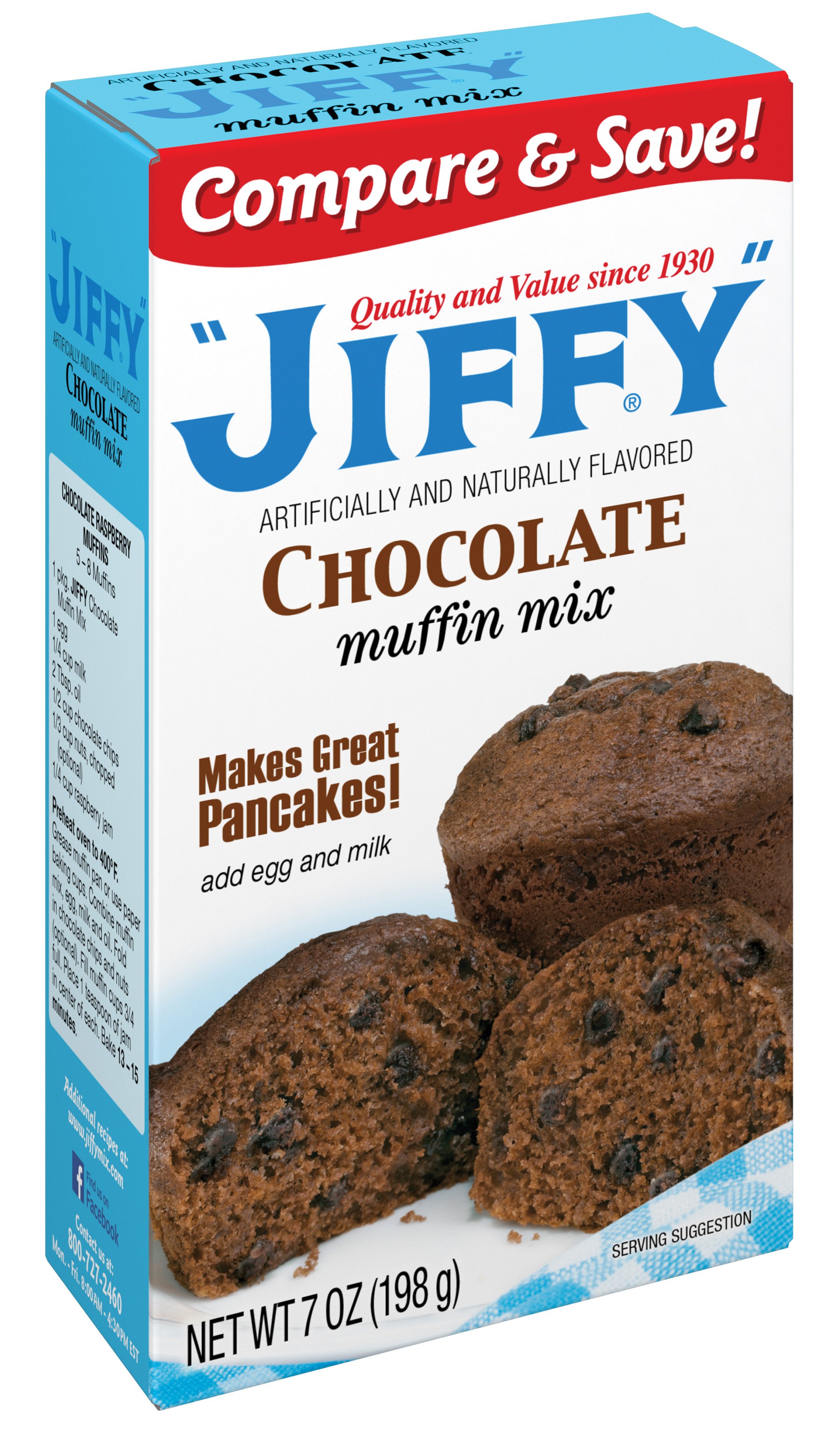 Jiffy Chocolate Muffin Mix Shop Baking mixes at HEB