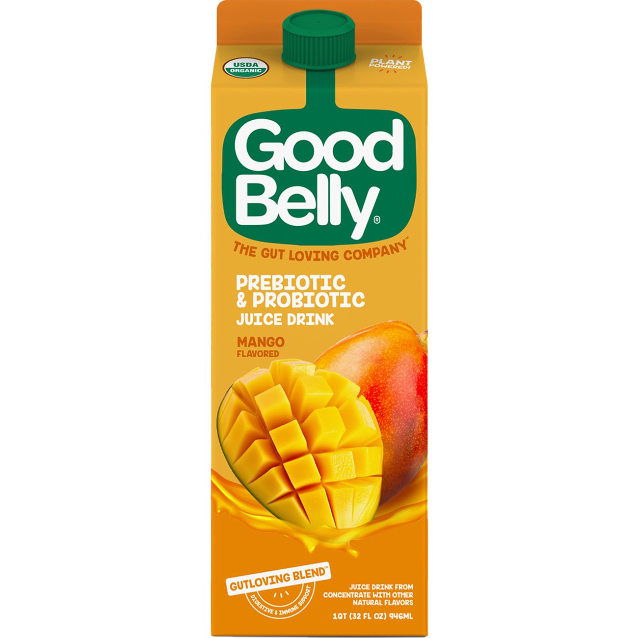 GoodBelly Probiotics Mango Flavored Probiotic Juice Drink, 32 oz