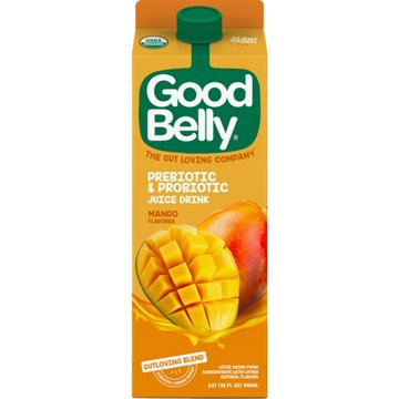 GoodBelly Probiotics Mango Flavored Probiotic Juice Drink