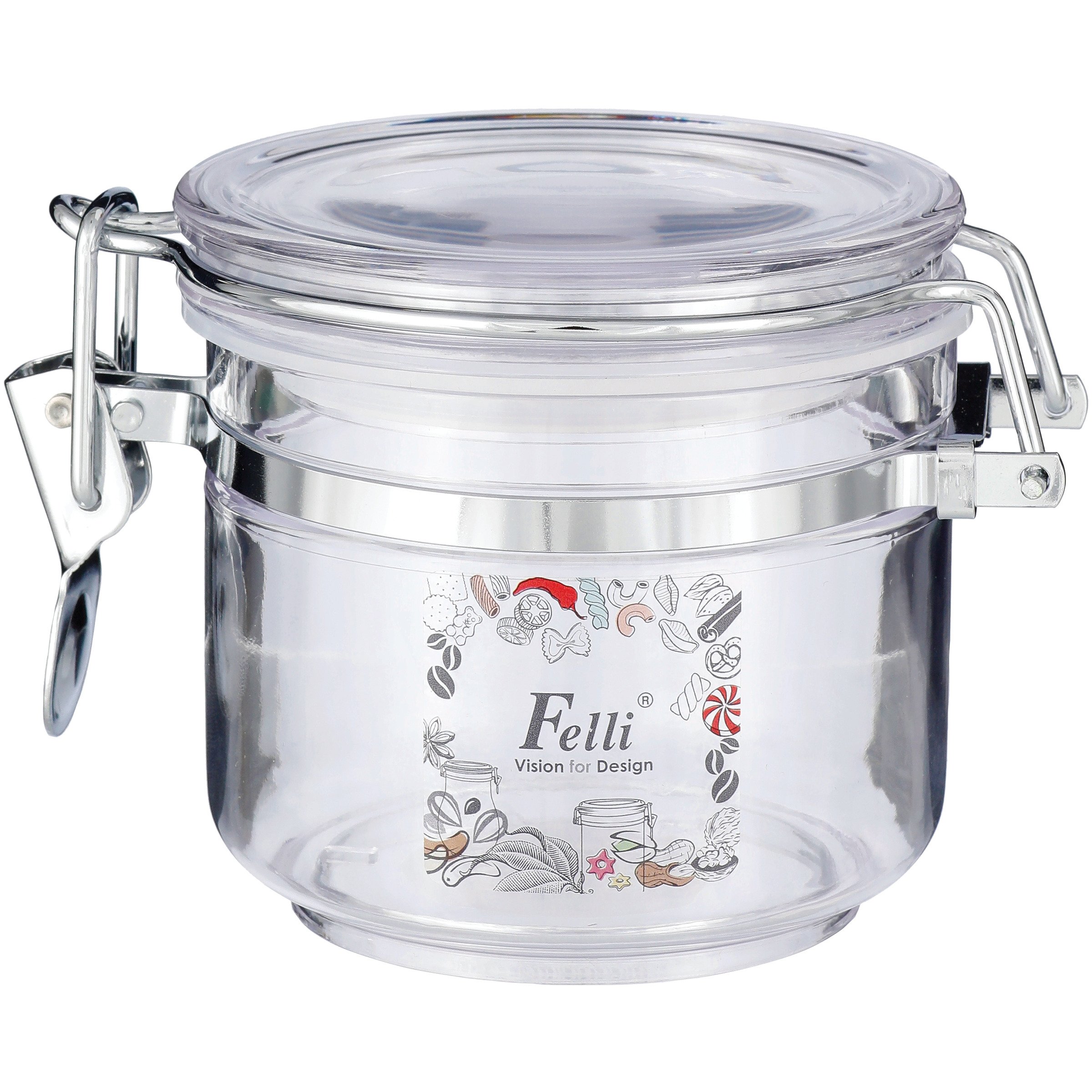 Felli Classic Grace Style Acrylic Storage Canister - Shop Food Storage at  H-E-B