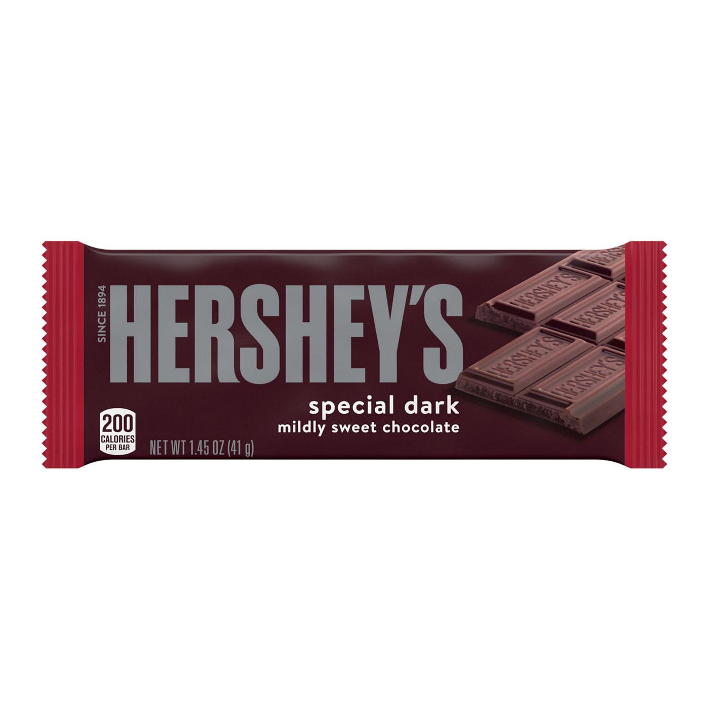 Hershey's Special Dark Mildly Sweet Chocolate Candy Bars; image 6 of 7