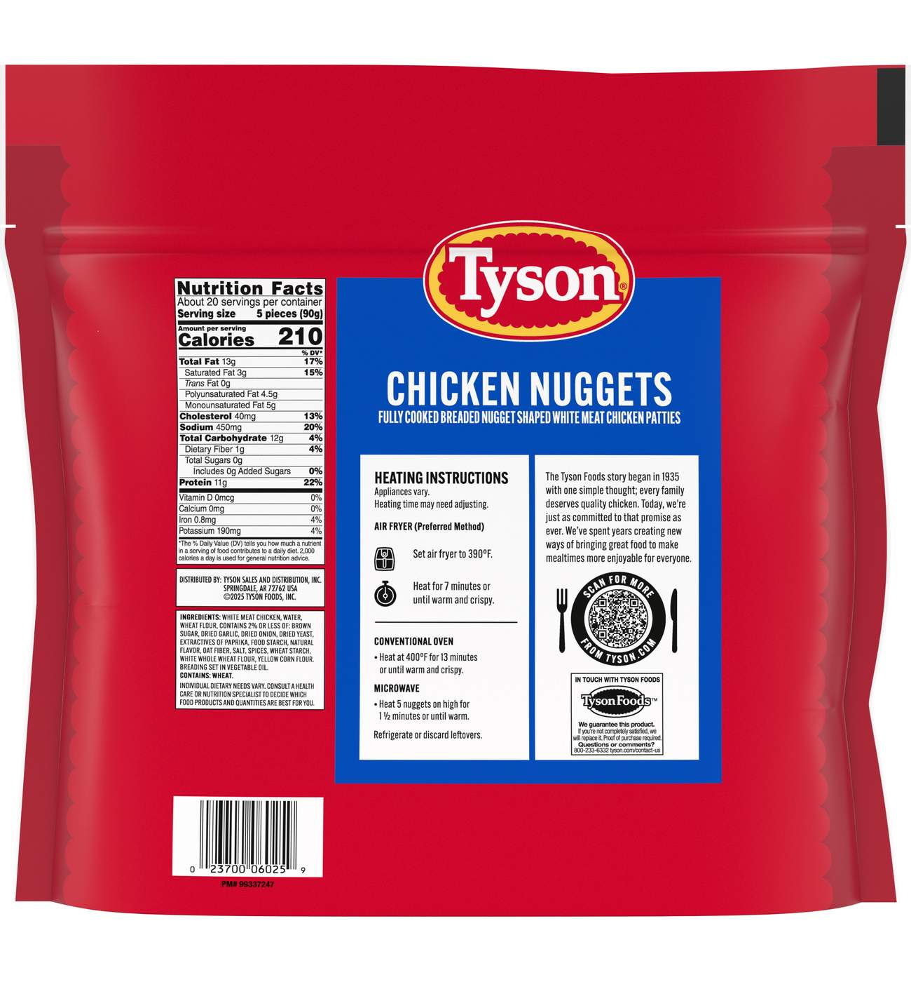 Tyson Fully Cooked Chicken Nuggets; image 2 of 12
