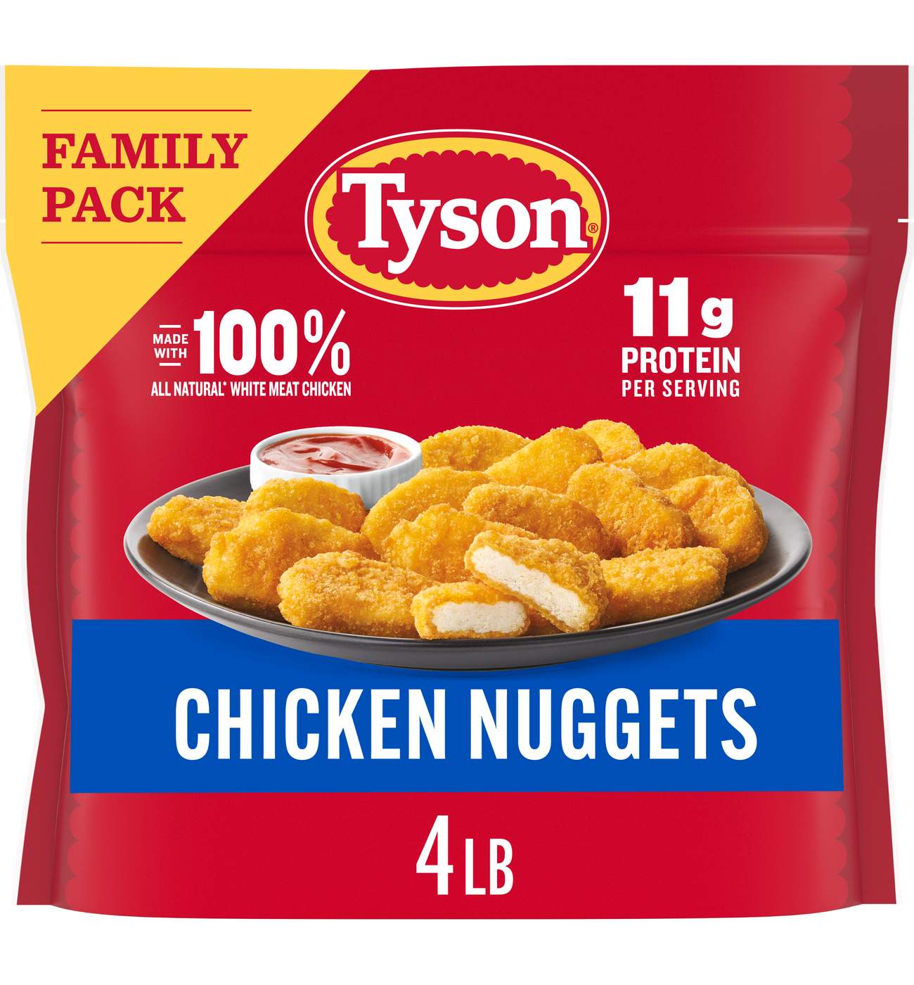 Tyson Fully Cooked Chicken Nuggets; image 1 of 12