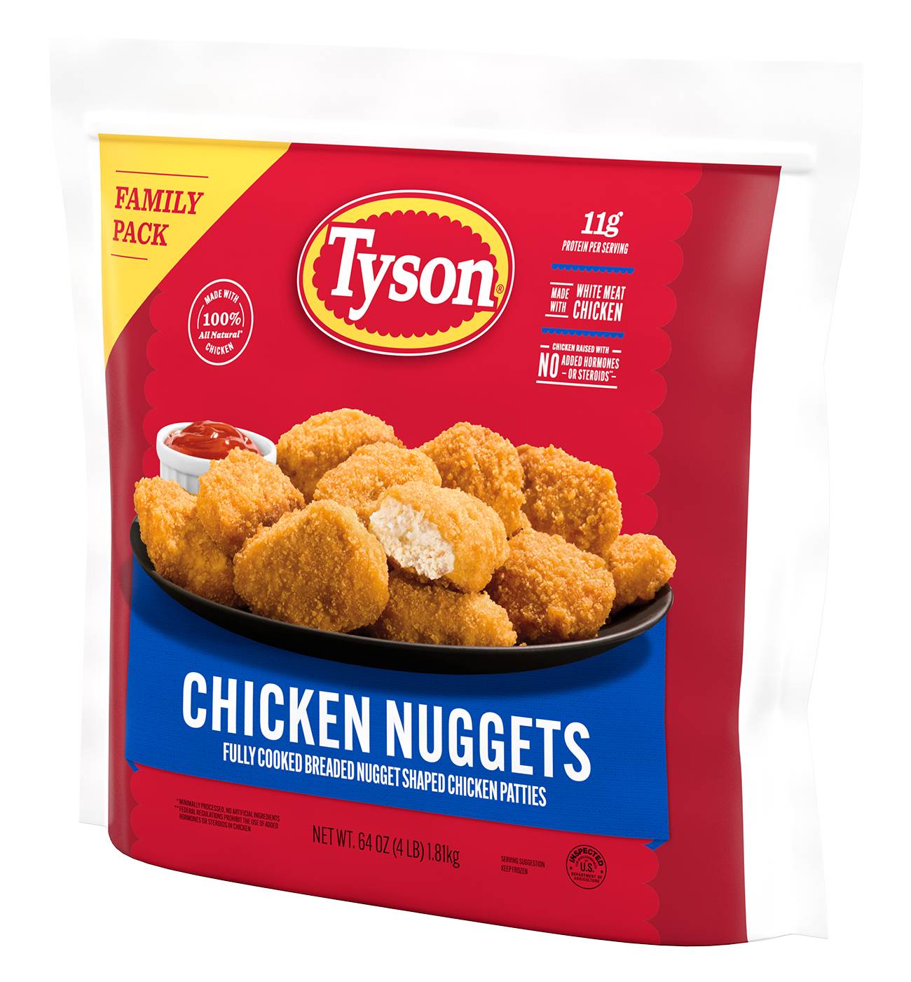 Tyson Fully Cooked Frozen Chicken Nuggets - Family Pack; image 4 of 7