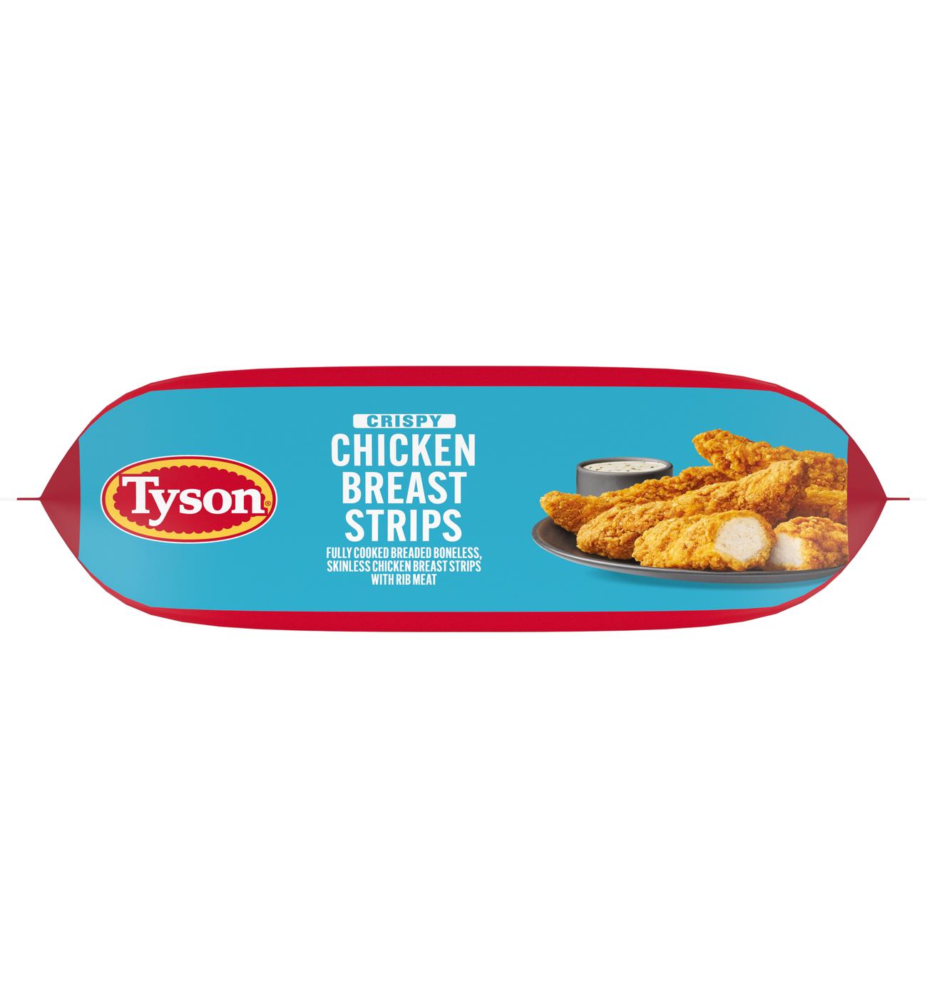 Tyson Frozen Crispy Chicken Breast Strips Family Pack; image 3 of 12