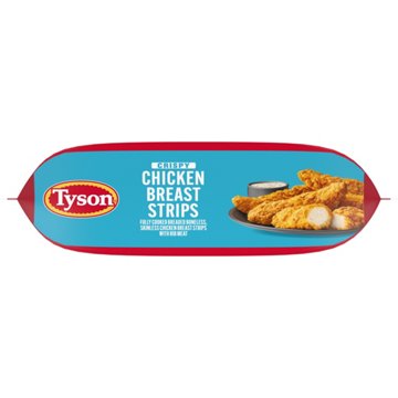 Tyson Frozen Crispy Chicken Breast Strips Family Pack