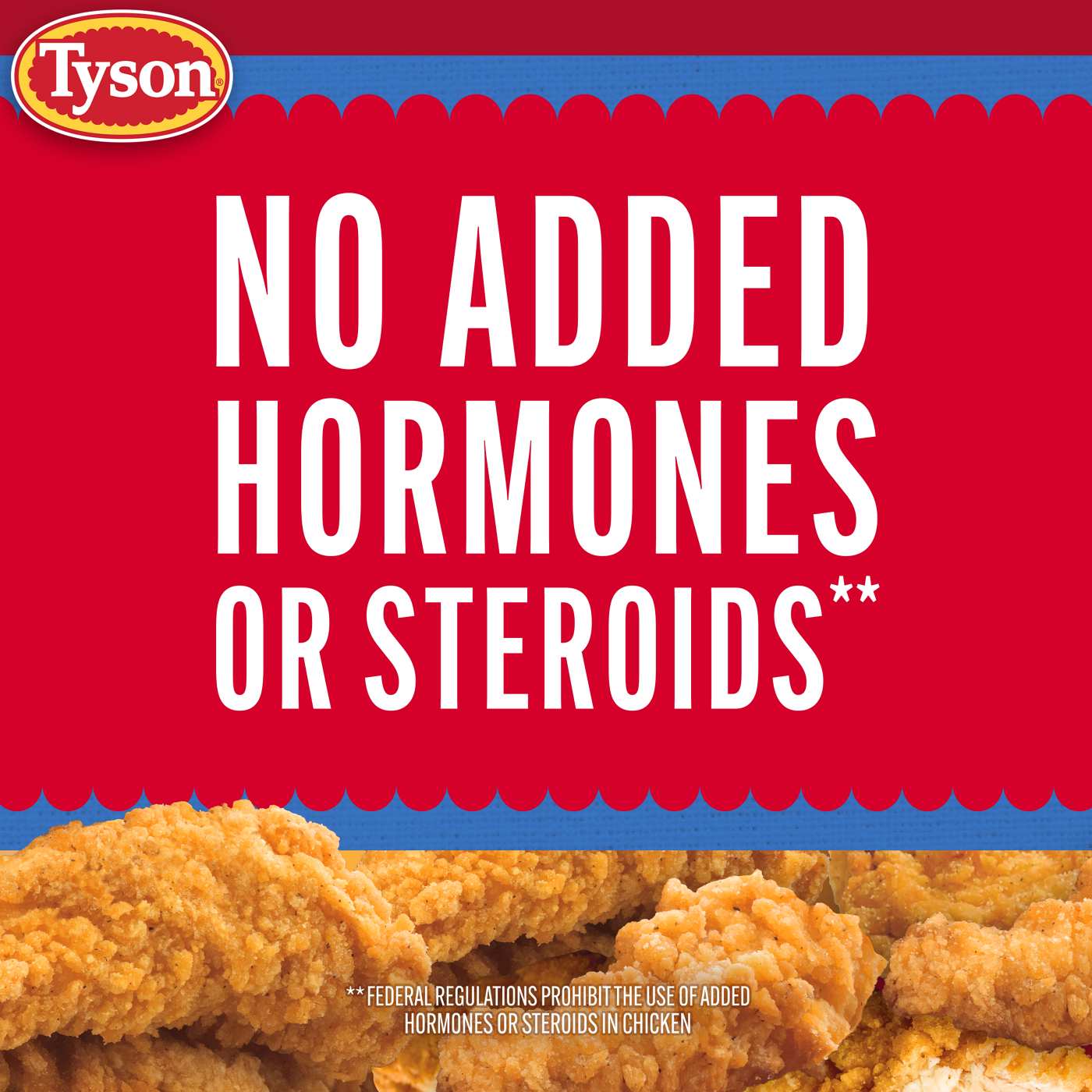 Tyson Fully Cooked Crispy Frozen Chicken Strips Family Pack Shop