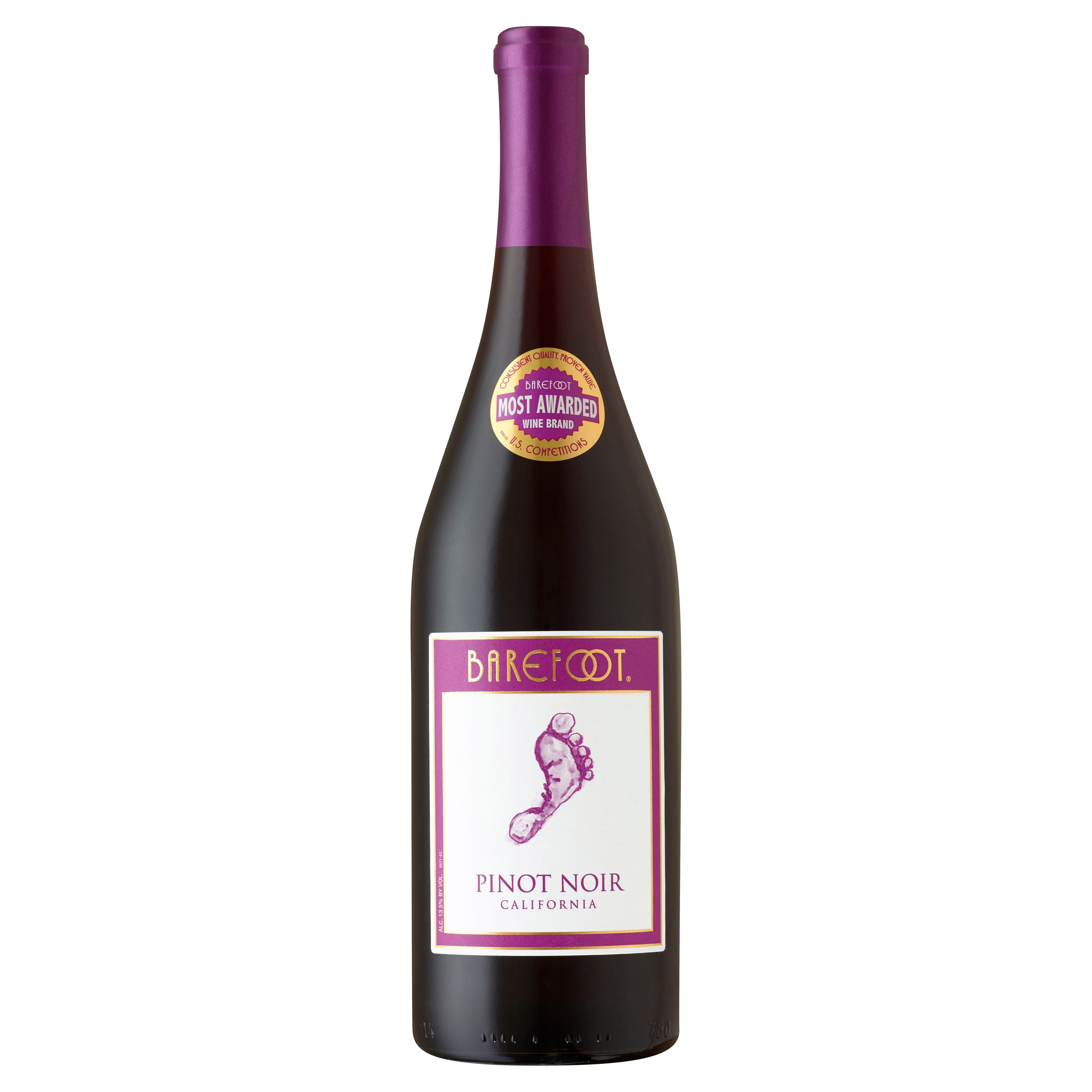 Hollow Menagerry Møntvask Barefoot Pinot Noir Red Wine - Shop Wine at H-E-B