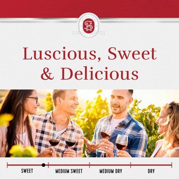 Sutter Home Sweet Red California Wine 4 pk Bottles, 187 mL